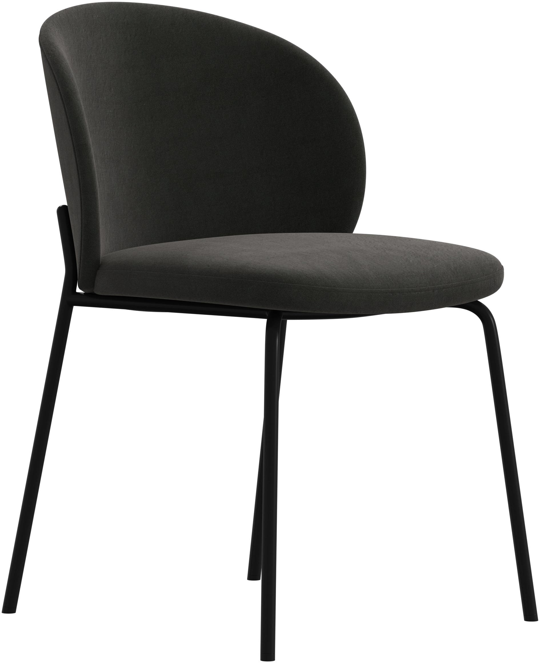 Imagen 2 de Pack de dos sillas Princeton negra tela Frisco BoConcept - Verde ceniza Verde ceniza