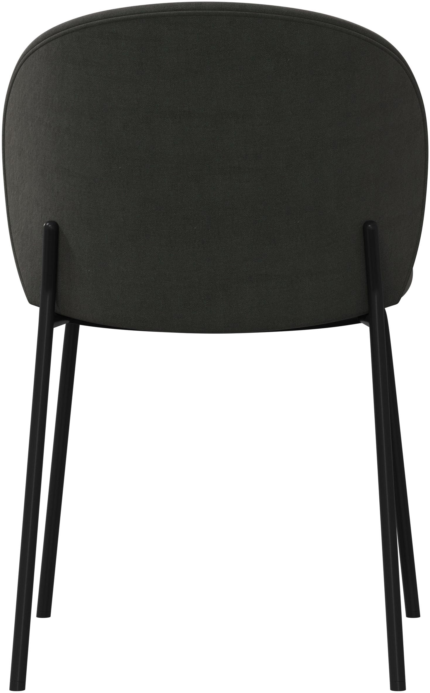 Imagen 4 de Pack de dos sillas Princeton negra tela Frisco BoConcept - Verde ceniza Verde ceniza