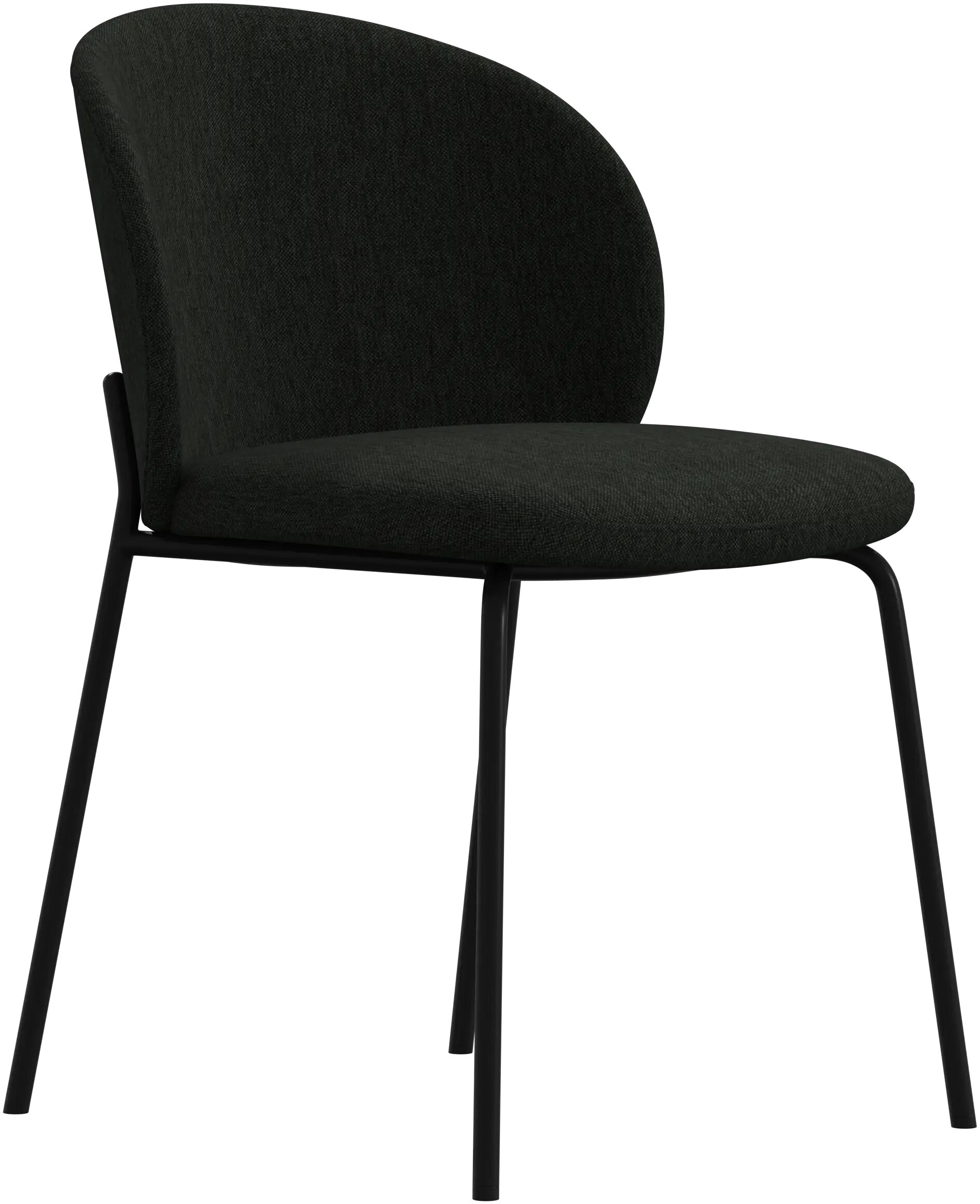 Imagen 2 de Pack de dos sillas Princeton negra tela Bristol BoConcept - Verde oscuro Verde oscuro