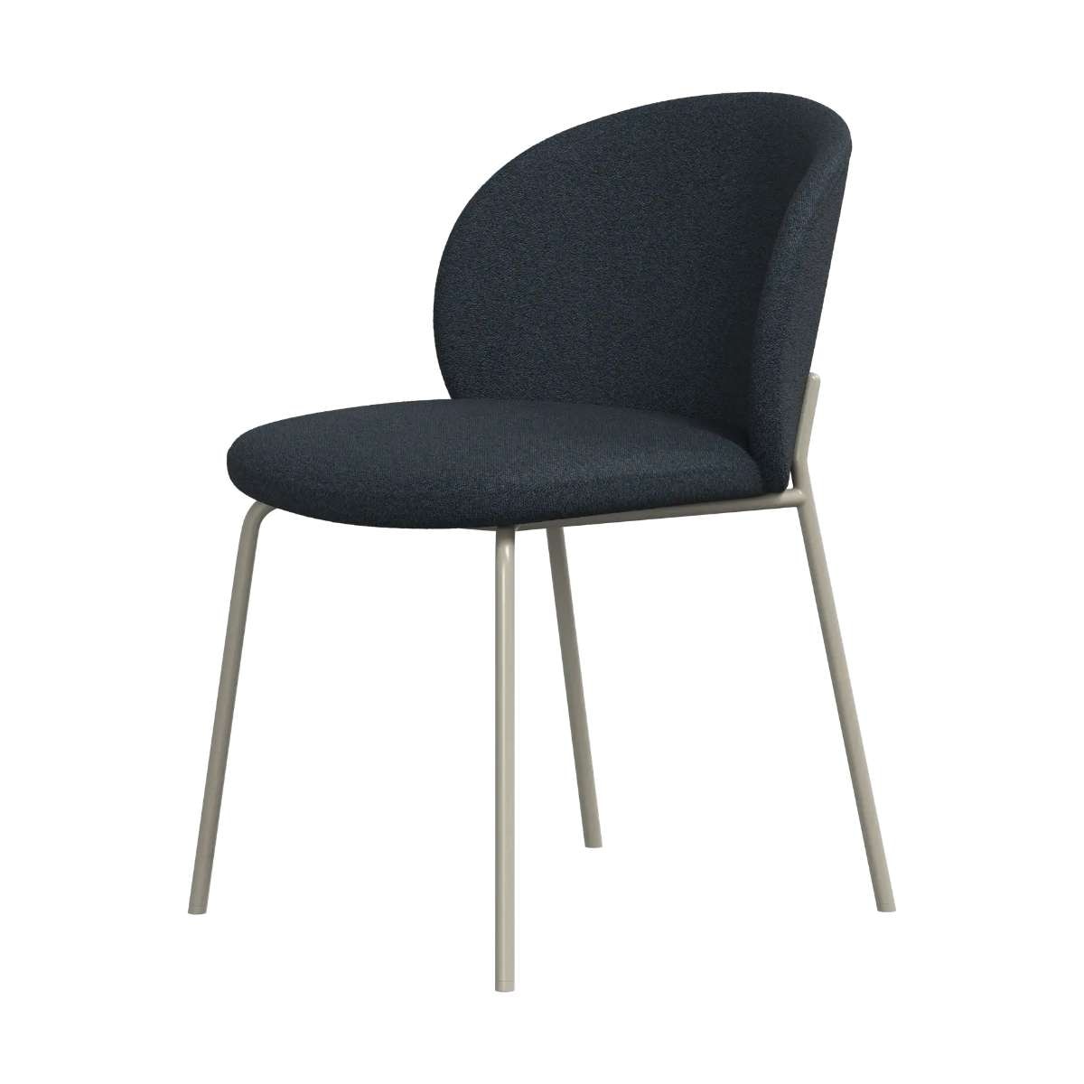 Imagen 1 de Pack de dos sillas Princeton gris ceniza tela Bristol BoConcept - Azul oscuro Azul oscuro
