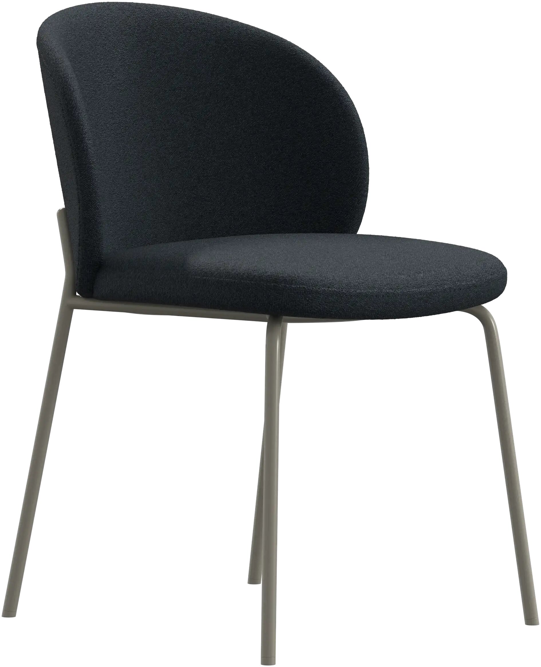 Imagen 2 de Pack de dos sillas Princeton gris ceniza tela Bristol BoConcept - Azul oscuro Azul oscuro
