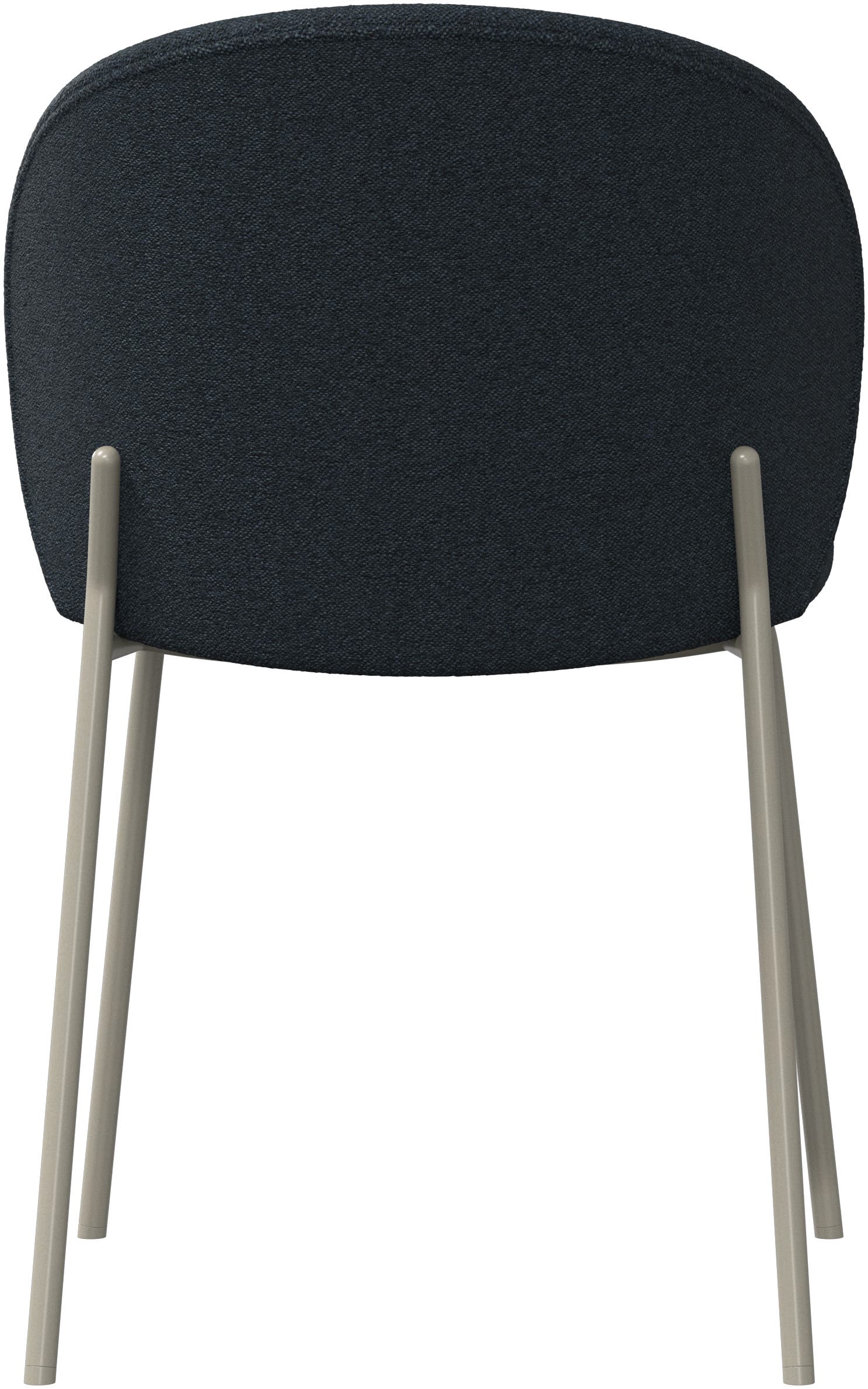 Imagen 4 de Pack de dos sillas Princeton gris ceniza tela Bristol BoConcept - Azul oscuro Azul oscuro