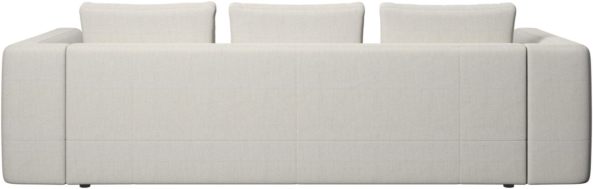 Imagen 3 de Sofá Bergamo de 3 plazas tela Lazio bouclé BoConcept - Blanco Blanco