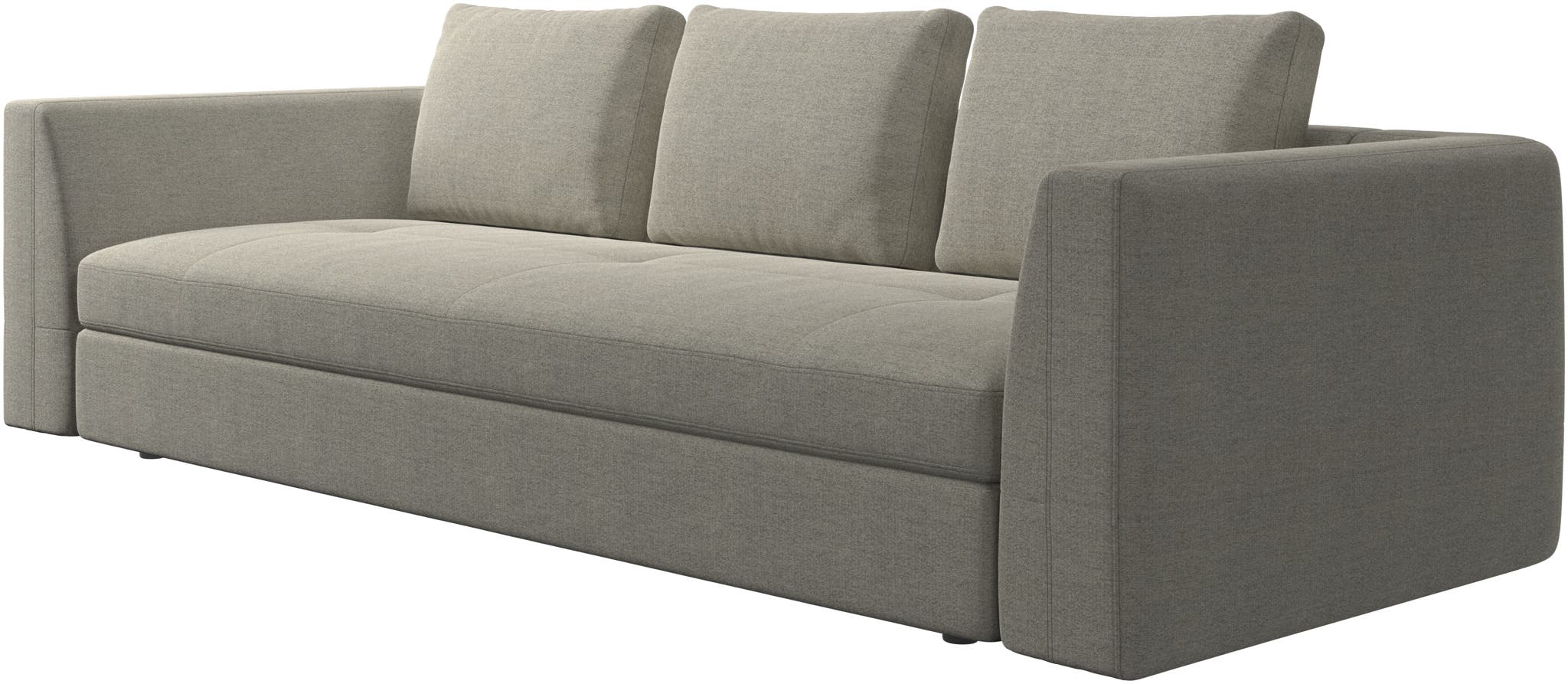 Imagen 2 de Sofá Bergamo de 3 plazas tela Lazio bouclé BoConcept - Beige Beige