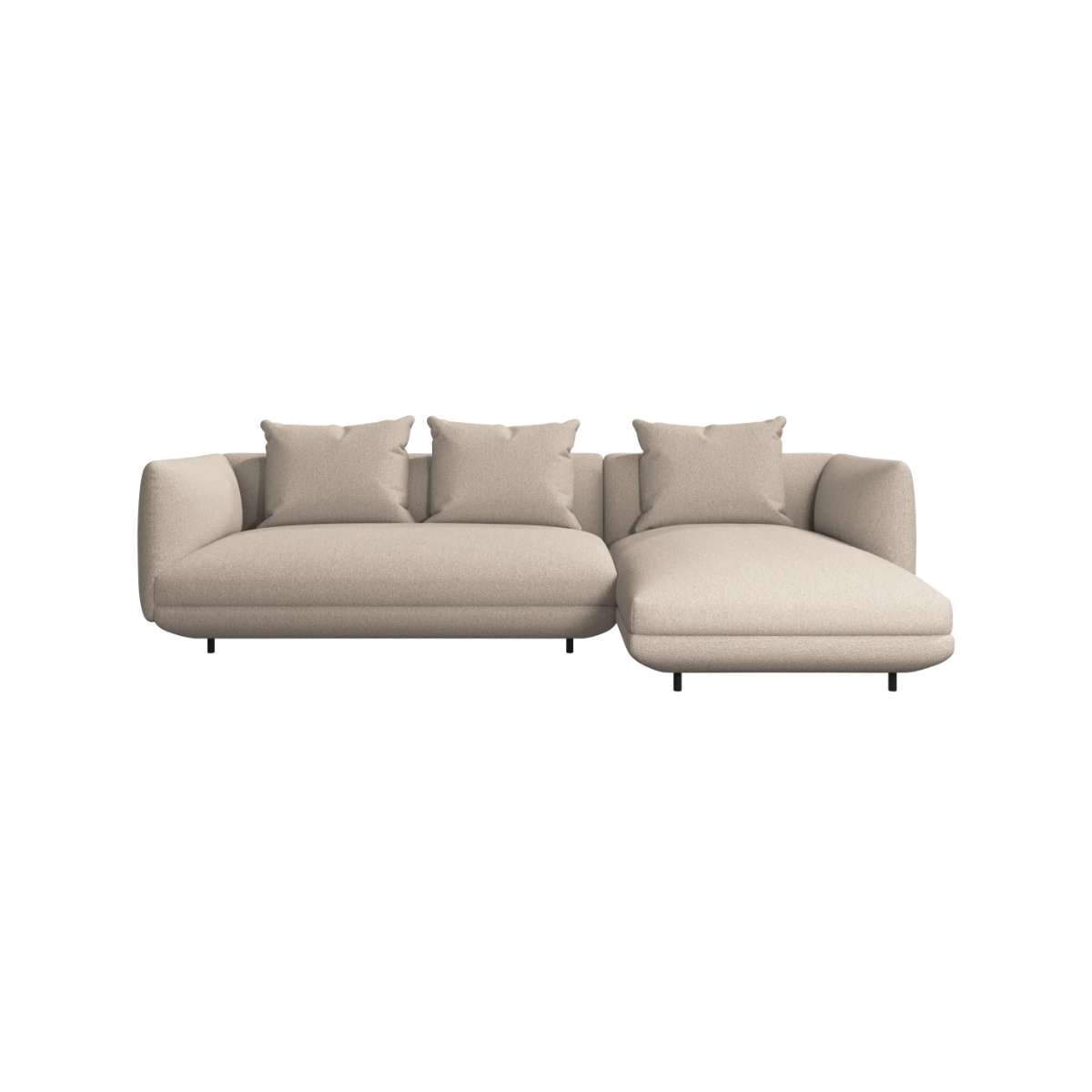 Sofá Salamanca chaiselongue derecha Lazio bouclé BoConcept - Beige Beige-1