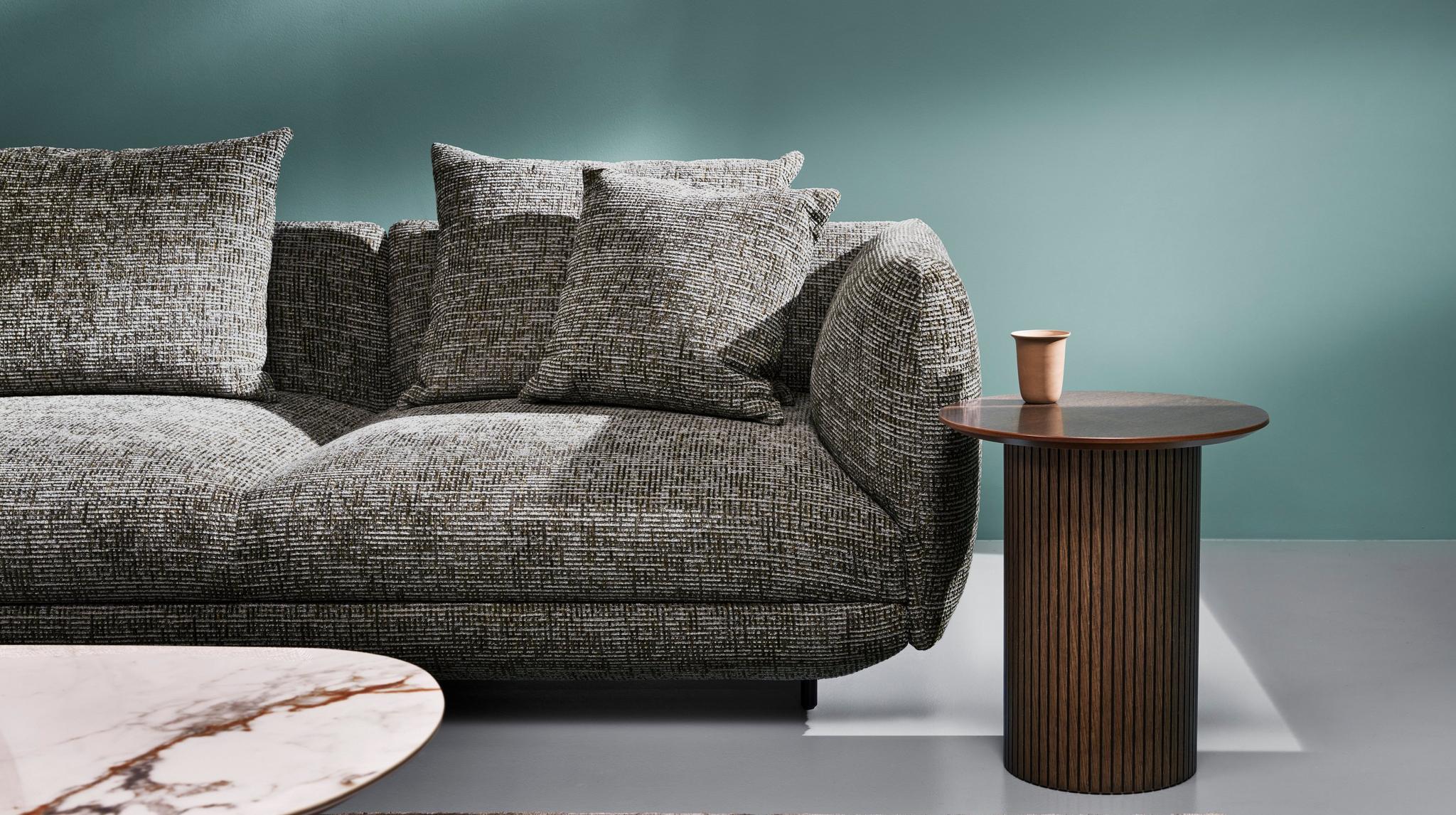 Sofá Salamanca chaiselongue derecha Lazio bouclé BoConcept - Beige Beige-6