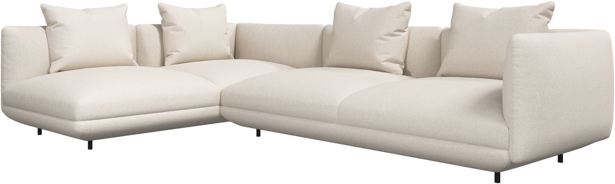 Imagen 2 de Sofá Salamanca esquinero chaiselongue izquierda Lazio bouclé BoConcept - Blanco Blanco