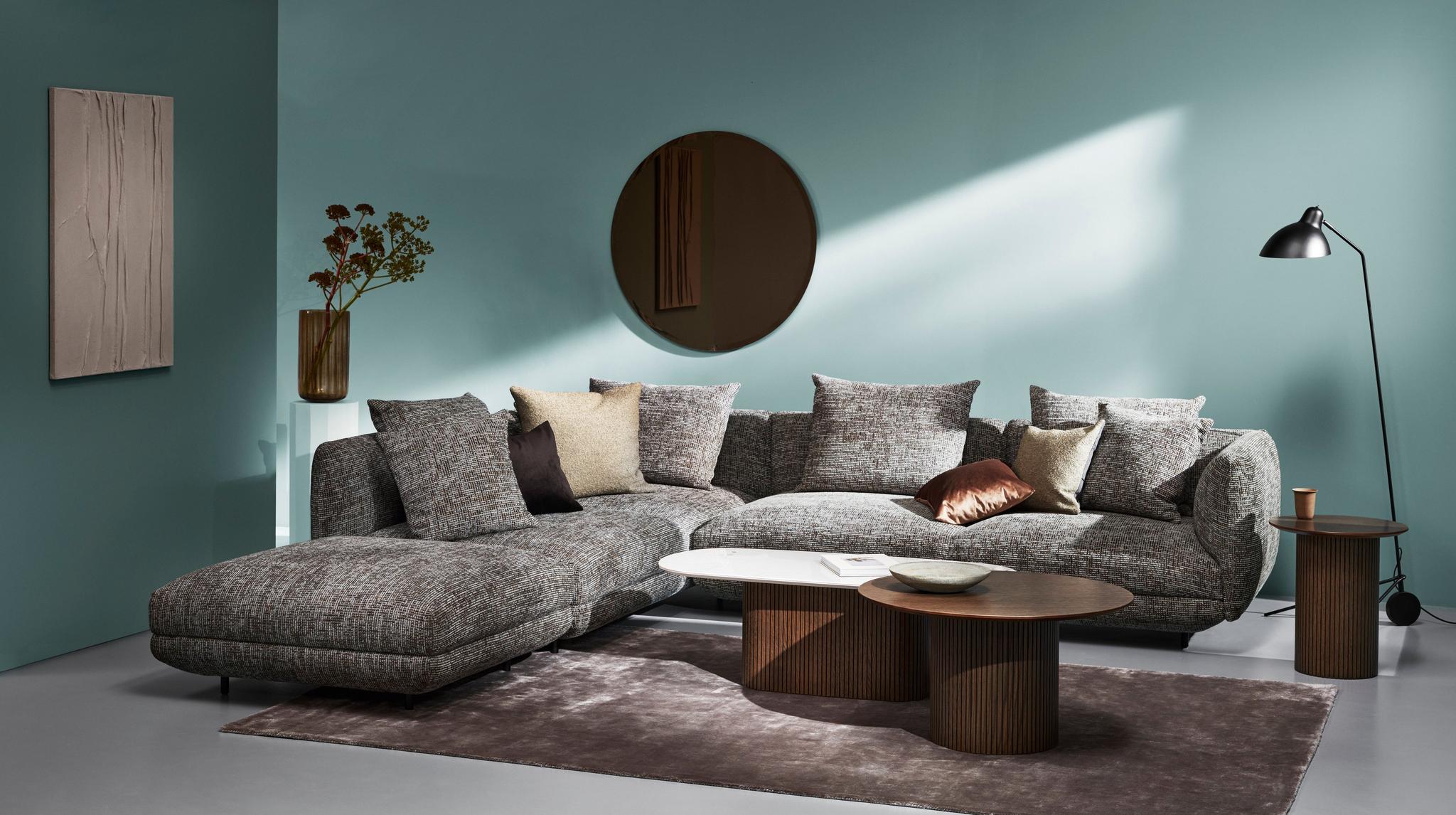 Imagen 5 de Sofá Salamanca esquinero chaiselongue izquierda Lazio bouclé BoConcept - Marrón Marrón