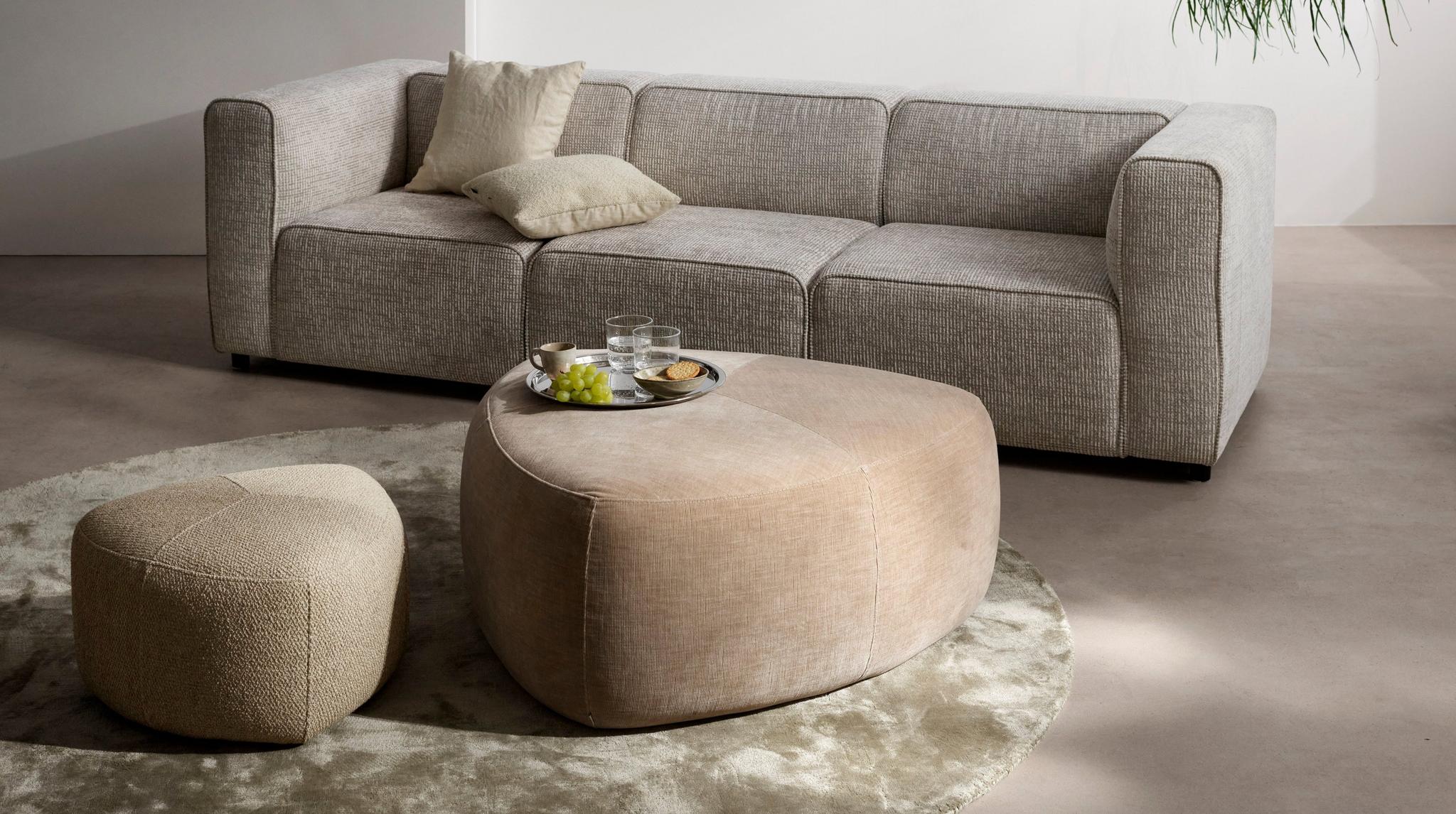 Imagen 6 de Sofá Carmo de 3 plazas tela Lazio bouclé BoConcept - Marrón Marrón