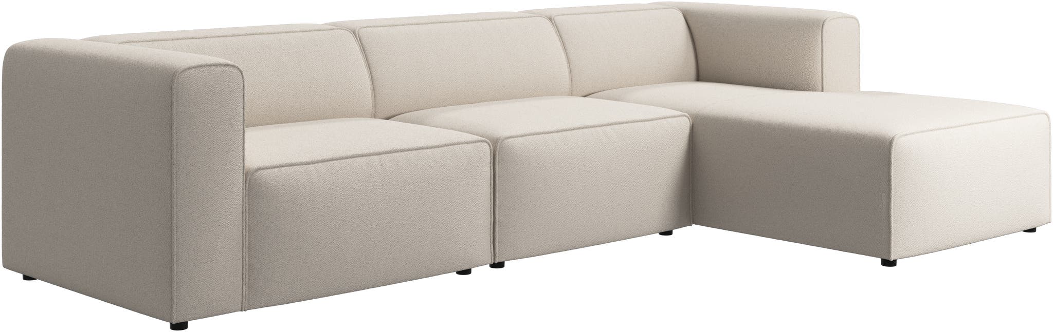 Imagen 2 de Sofá Carmo chaiselongue derecha Lazio bouclé BoConcept - Blanco Blanco