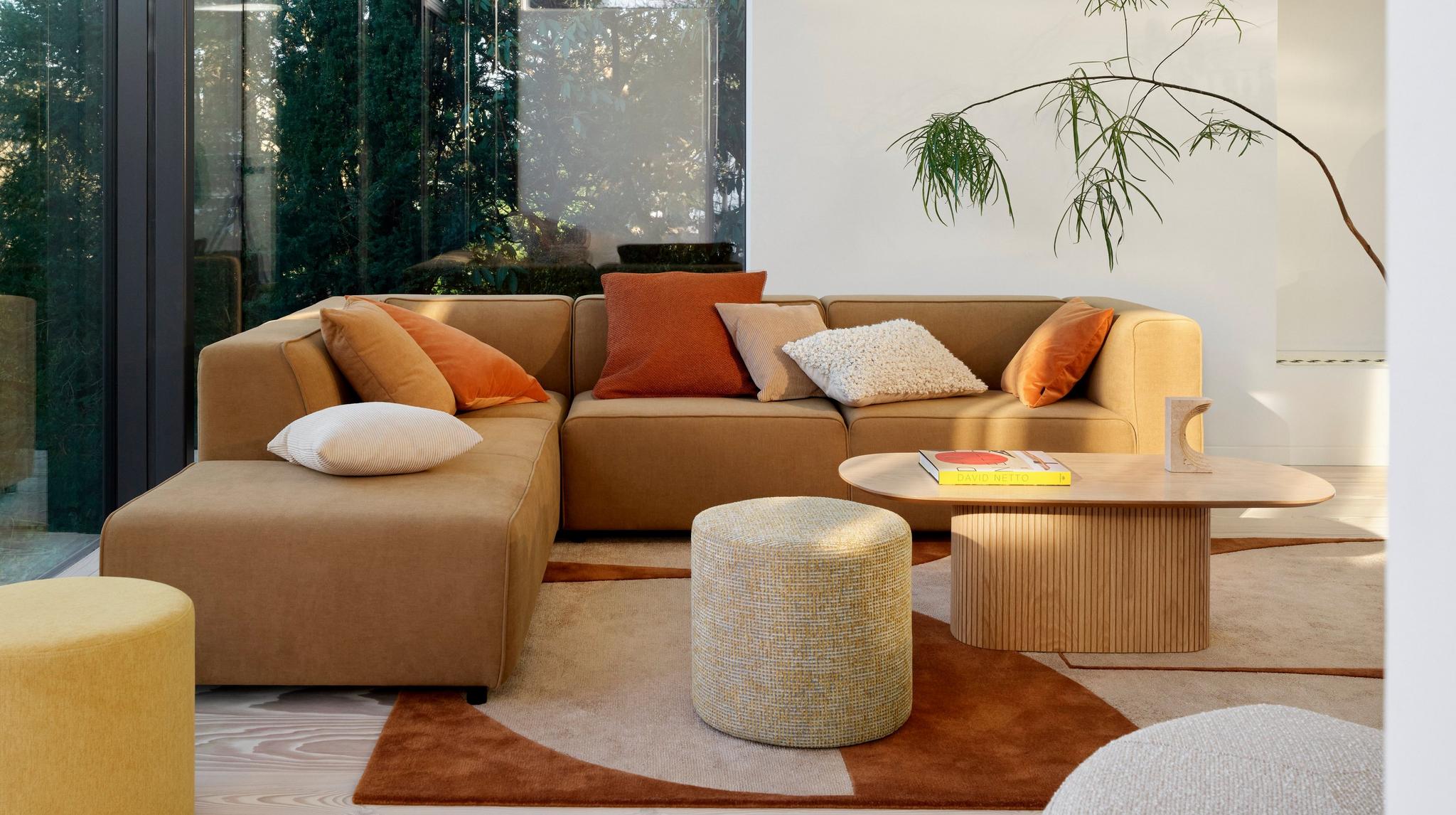 Imagen 5 de Sofá Carmo chaiselongue derecha Lazio bouclé BoConcept - Blanco Blanco