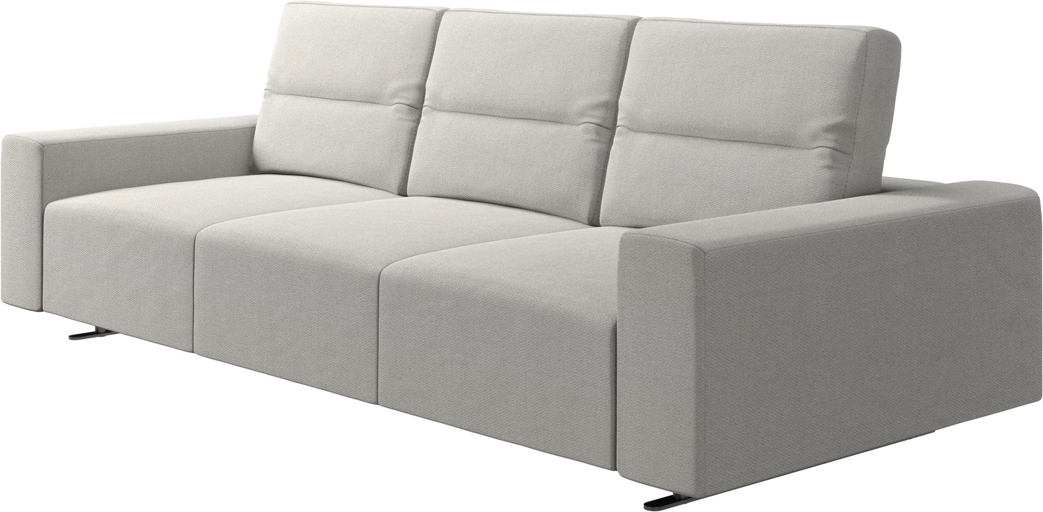 Imagen 2 de Sofá Hampton de 3 plazas Lazio bouclé BoConcept - Blanco Blanco