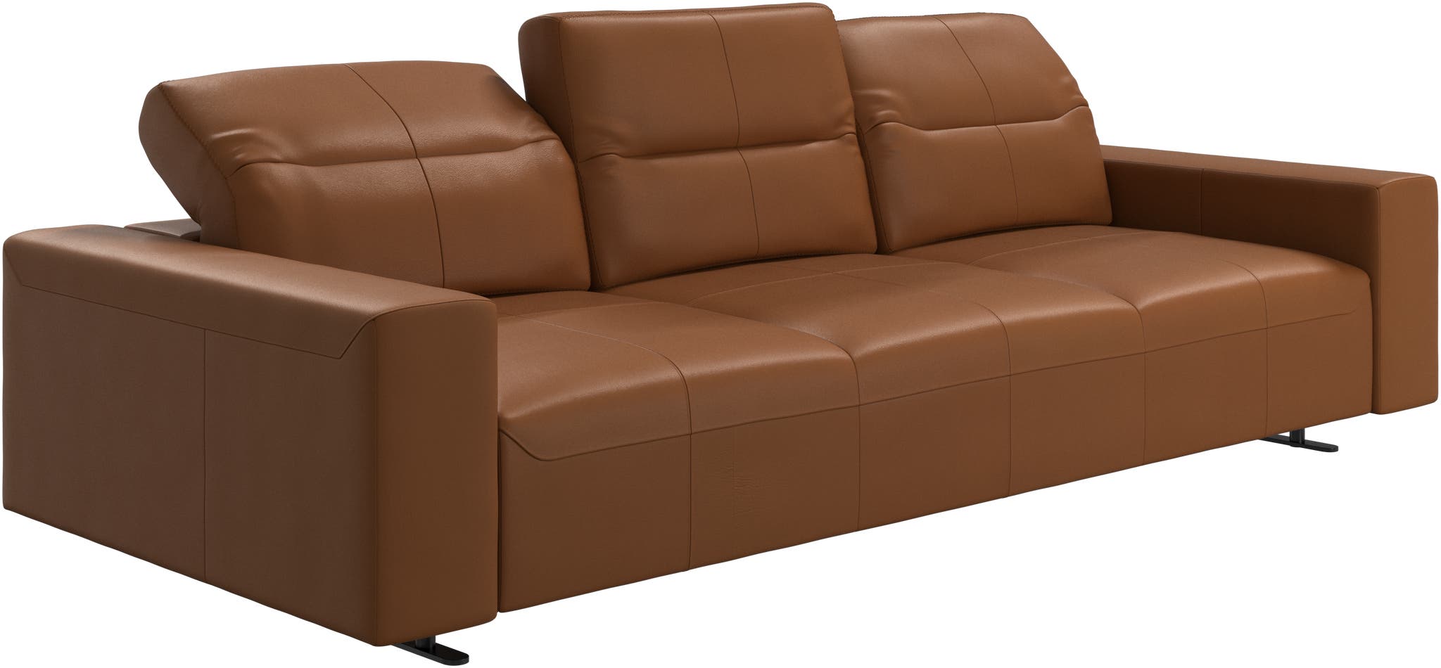 Imagen 2 de Sofá Hampton de 3 plazas piel BoConcept - Caramelo Caramelo