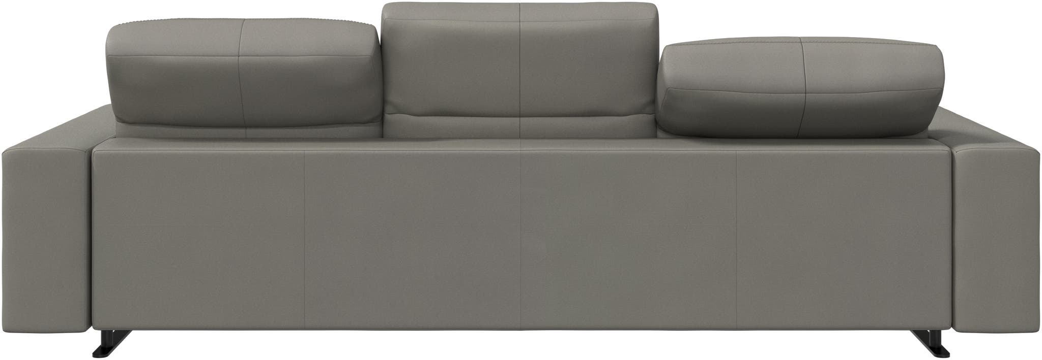 Imagen 3 de Sofá Hampton de 3 plazas piel BoConcept - Gris Topo Gris Topo