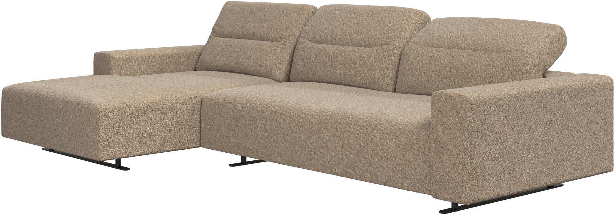 Imagen 2 de Sofá Hampton chaiselongue izquierda Lazio bouclé BoConcept - Marrón Marrón