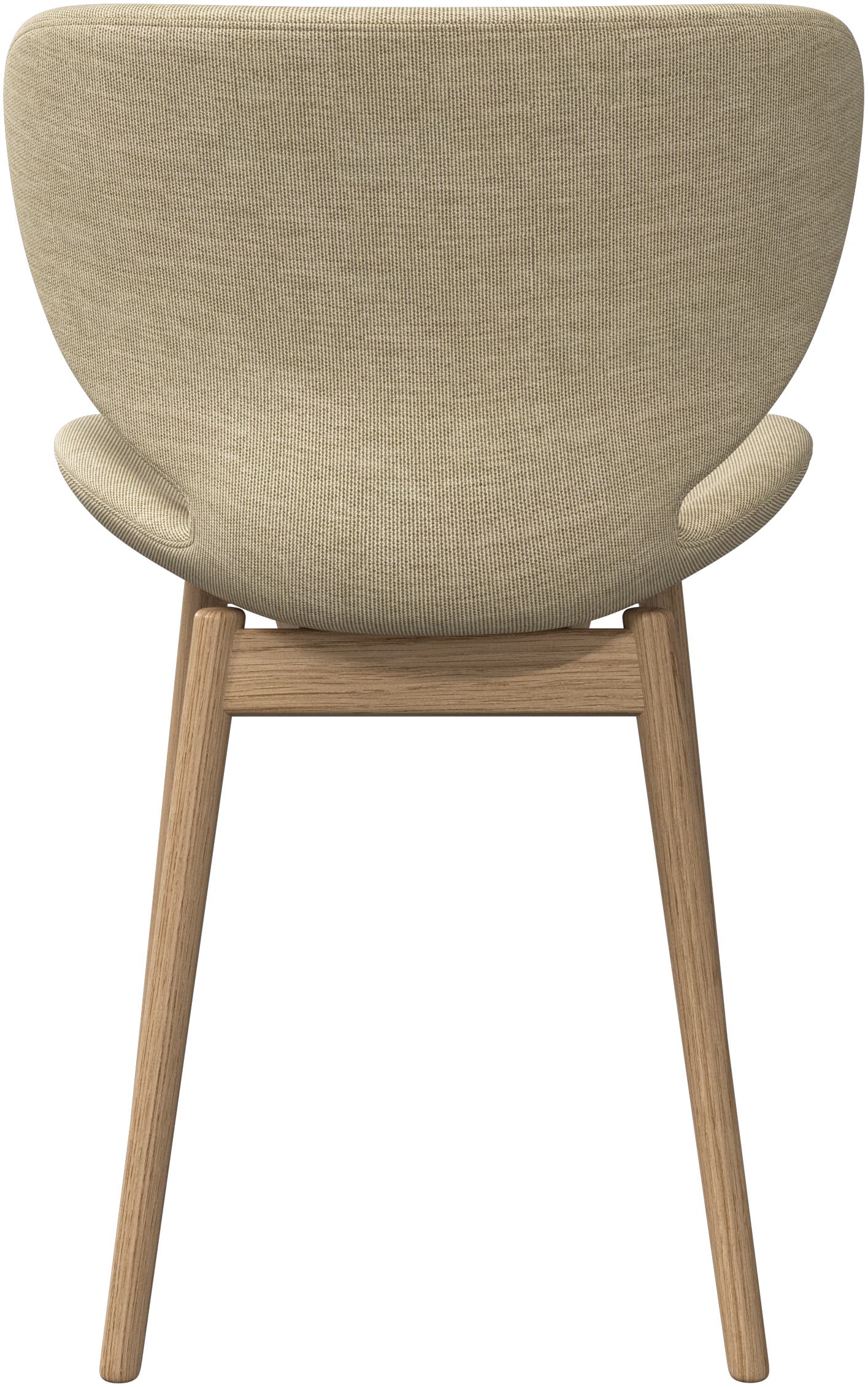 Imagen 3 de Pack de dos sillas Hamilton pata roble claro tela Nani BoConcept - Beige Beige