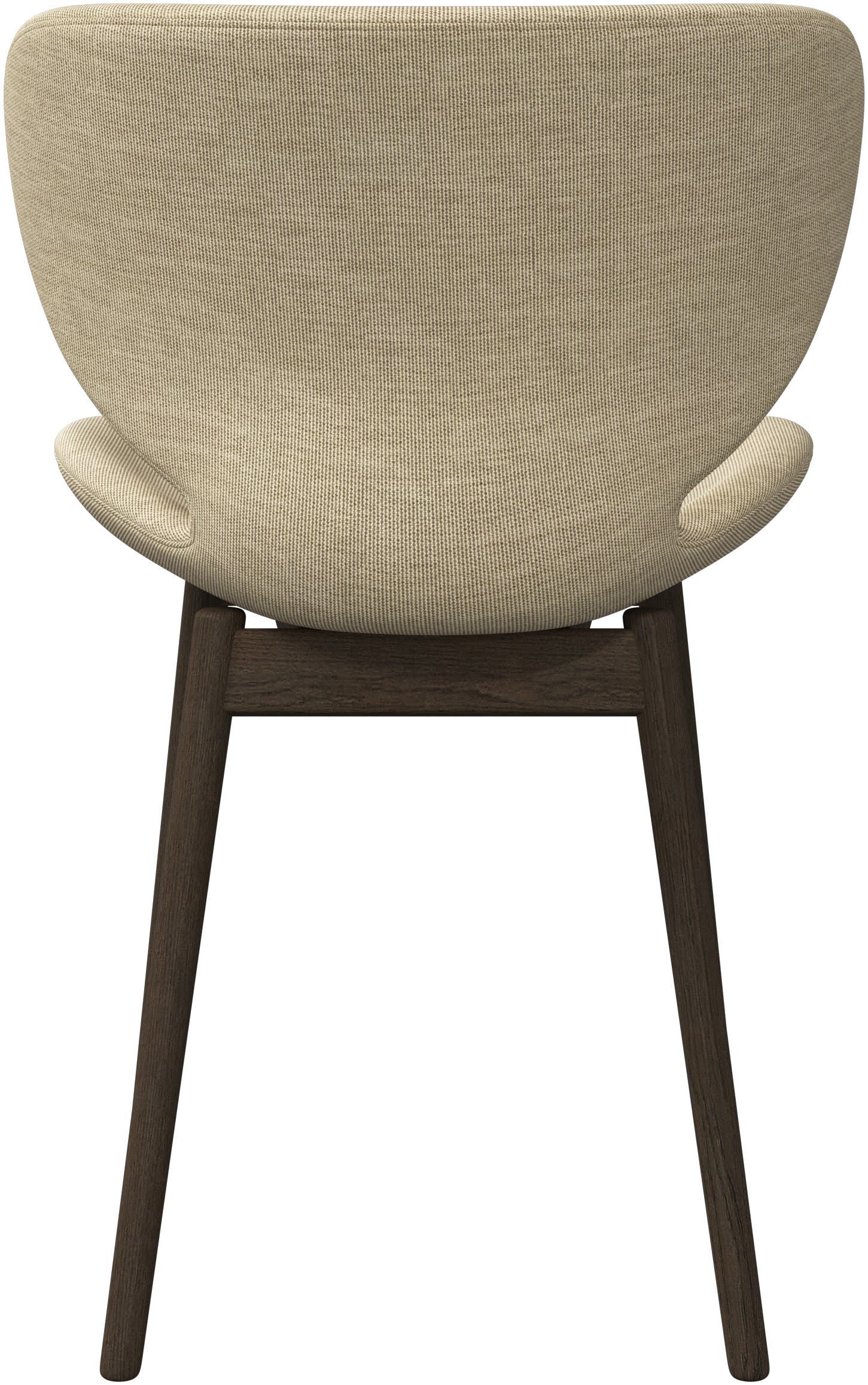 Imagen 3 de Pack de dos sillas Hamilton pata roble oscuro tela Nani BoConcept - Beige Beige