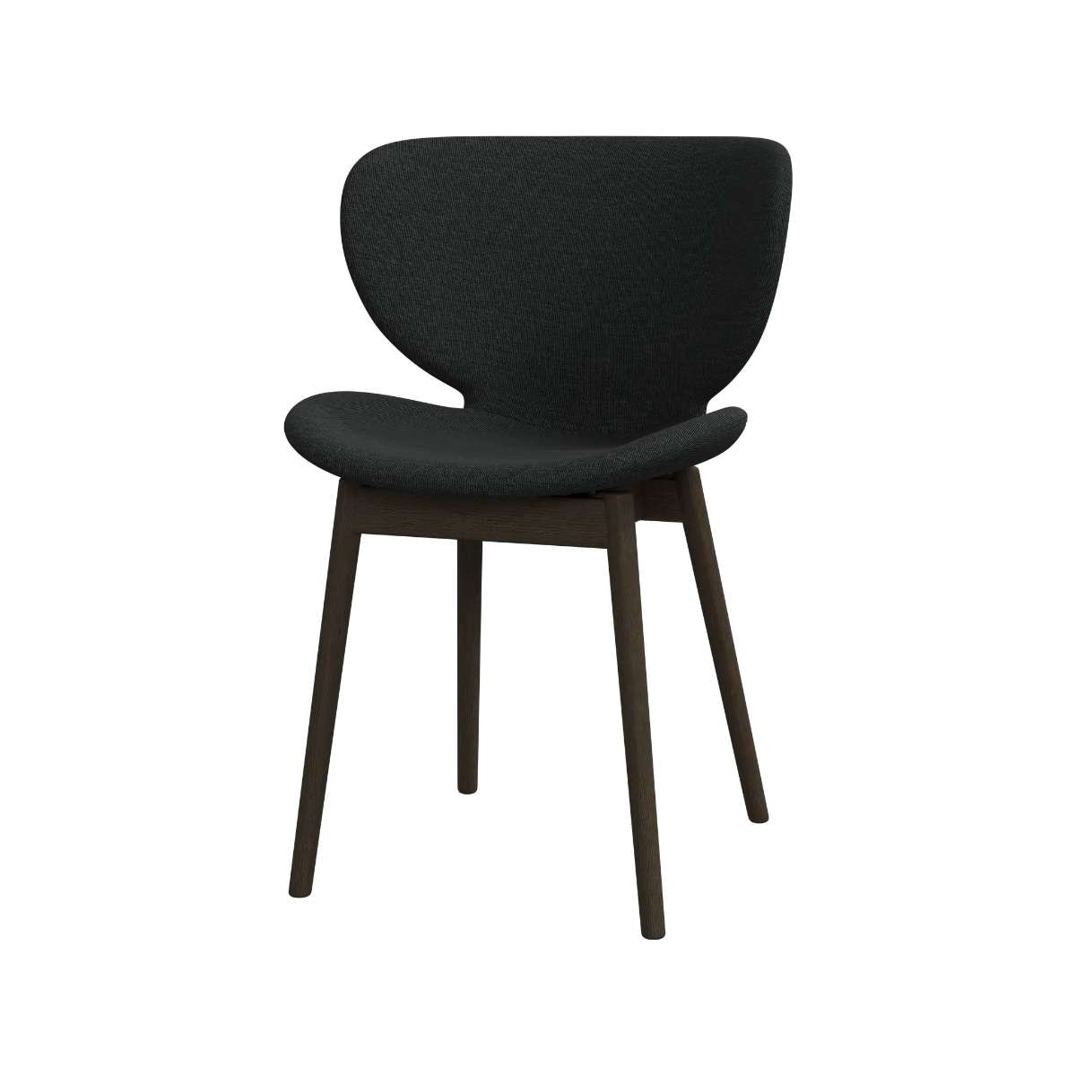 BoConcept - Pack de dos sillas Hamilton pata roble oscuro tela Nani BoConcept.