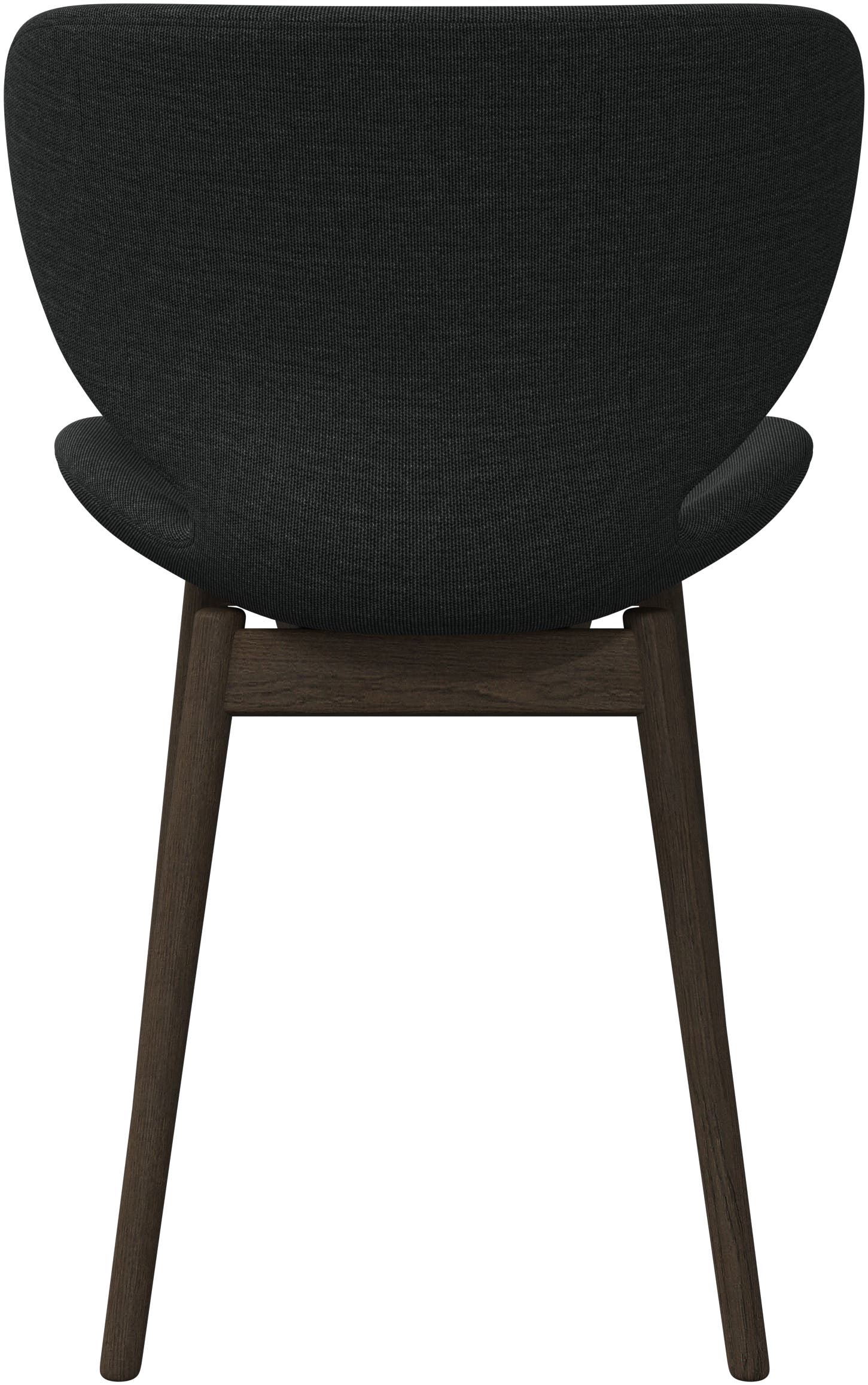Imagen 3 de Pack de dos sillas Hamilton pata roble oscuro tela Nani BoConcept - Gris oscuro Gris oscuro