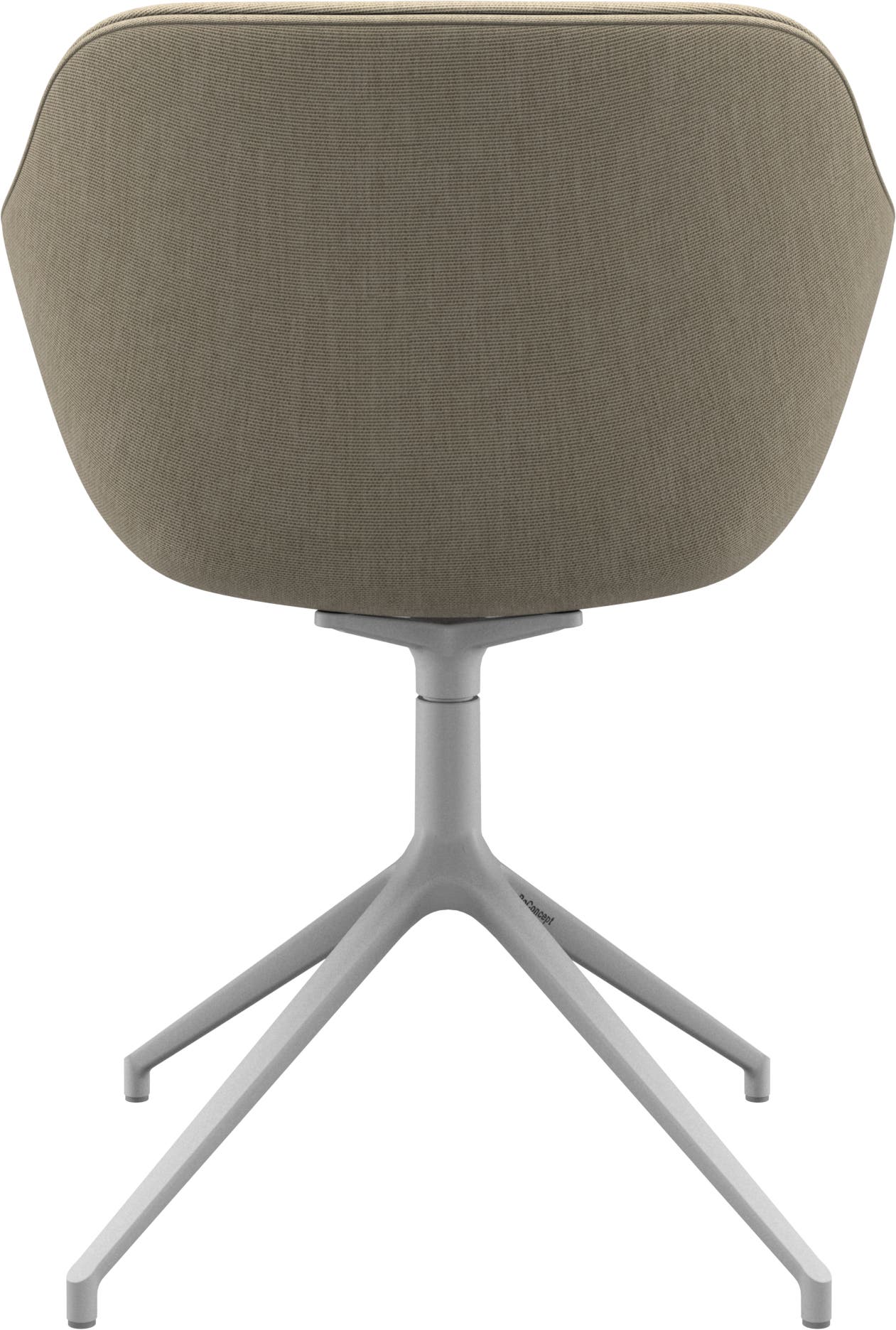 Imagen 3 de Pack de dos sillas Vienna giratoria pata blanca en tela Nani BoConcept - Arena Arena
