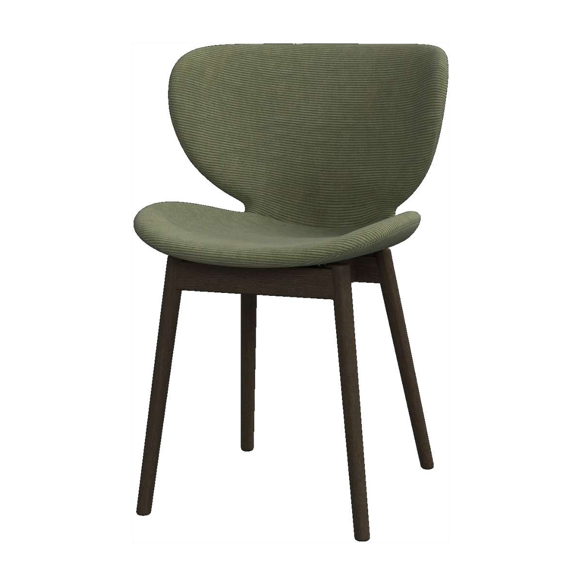 BoConcept - Pack de dos sillas Hamilton pata roble oscuro tela Skagen BoConcept.