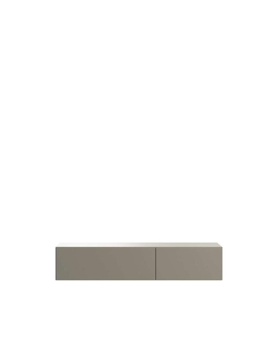 Imagen 1 de Armario de pared Lugano con puertas abatibles hacia arriba Boconcept - Gris claro Gris claro