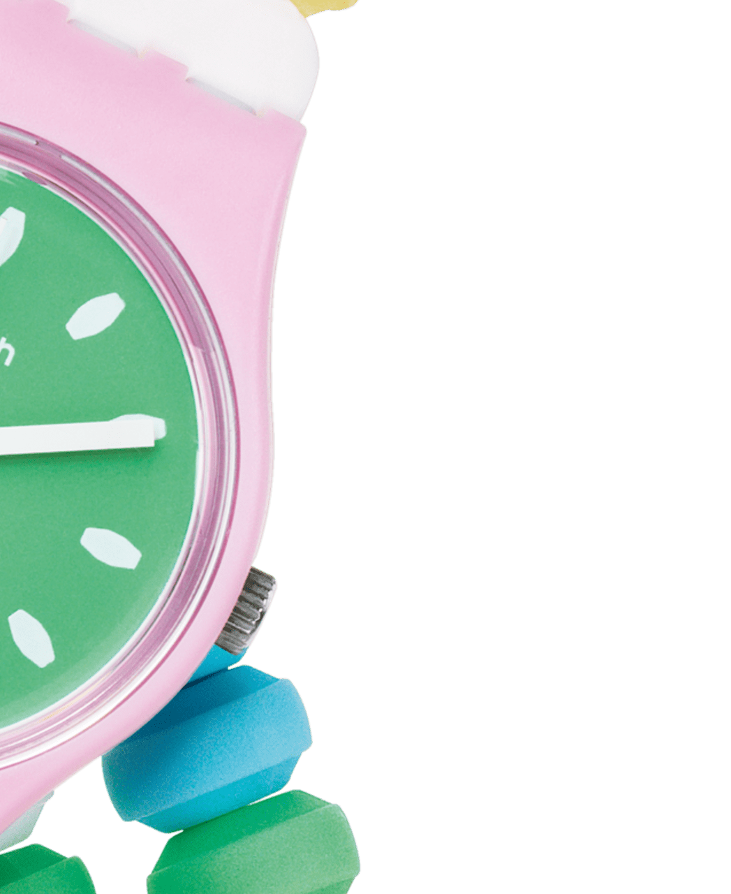 Reloj caramellissima s con correa color de plástico - Swatch - Rosa Rosa-2
