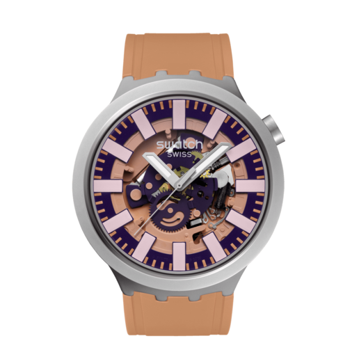 Imagen 0 de Reloj Swatch TERRACOTTA TIDE beige y correa de caucho