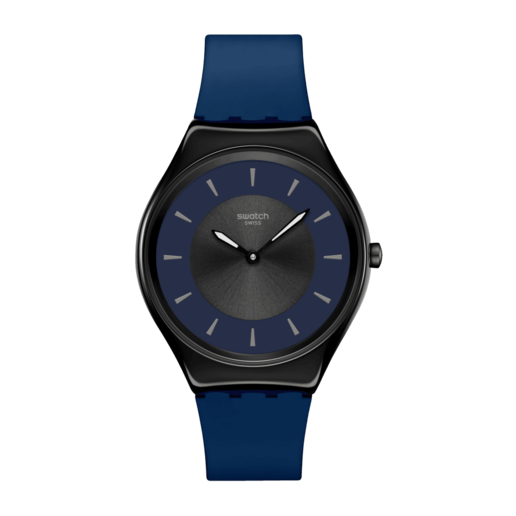 Imagen 0 de Reloj Swatch DUET AT DUSK azul con correa de silicona
