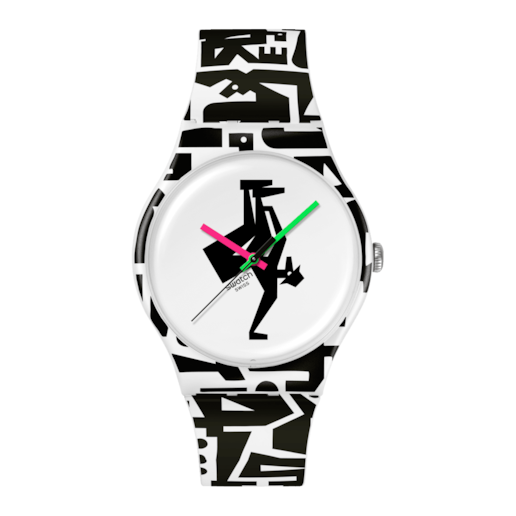 Imagen 0 de Reloj Swatch FREEZE TIME multicolor y correa de silicona