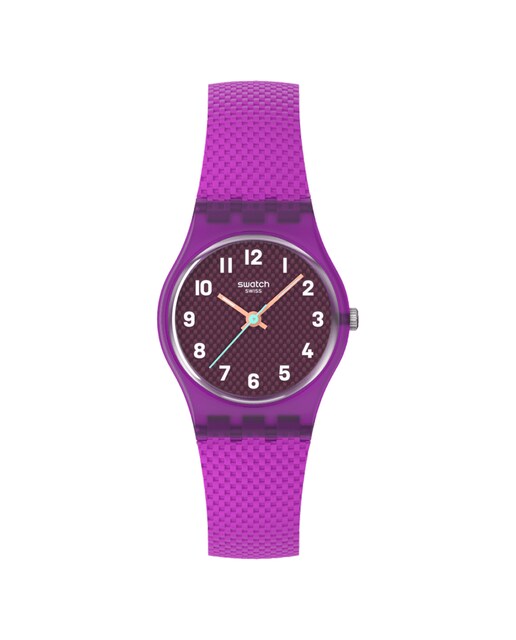 Imagen 0 de Reloj analógico Swatch MAGENTA WEAVE con correa de silicona