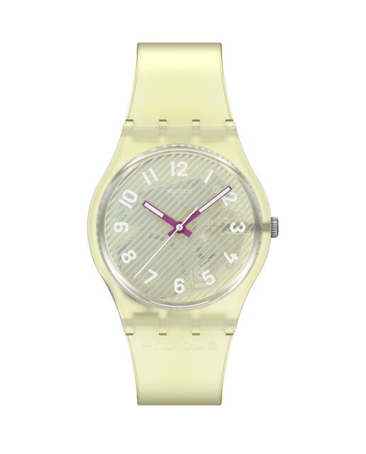 Imagen 0 de Reloj analógico Swatch unisex WAVELENGTHS OF SAND con correa de silicona