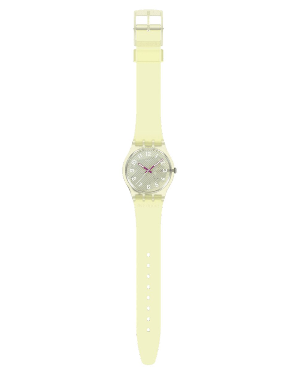 Reloj swatch unisex wavelengths of sand con correa de silicona - Amarillo Amarillo-3