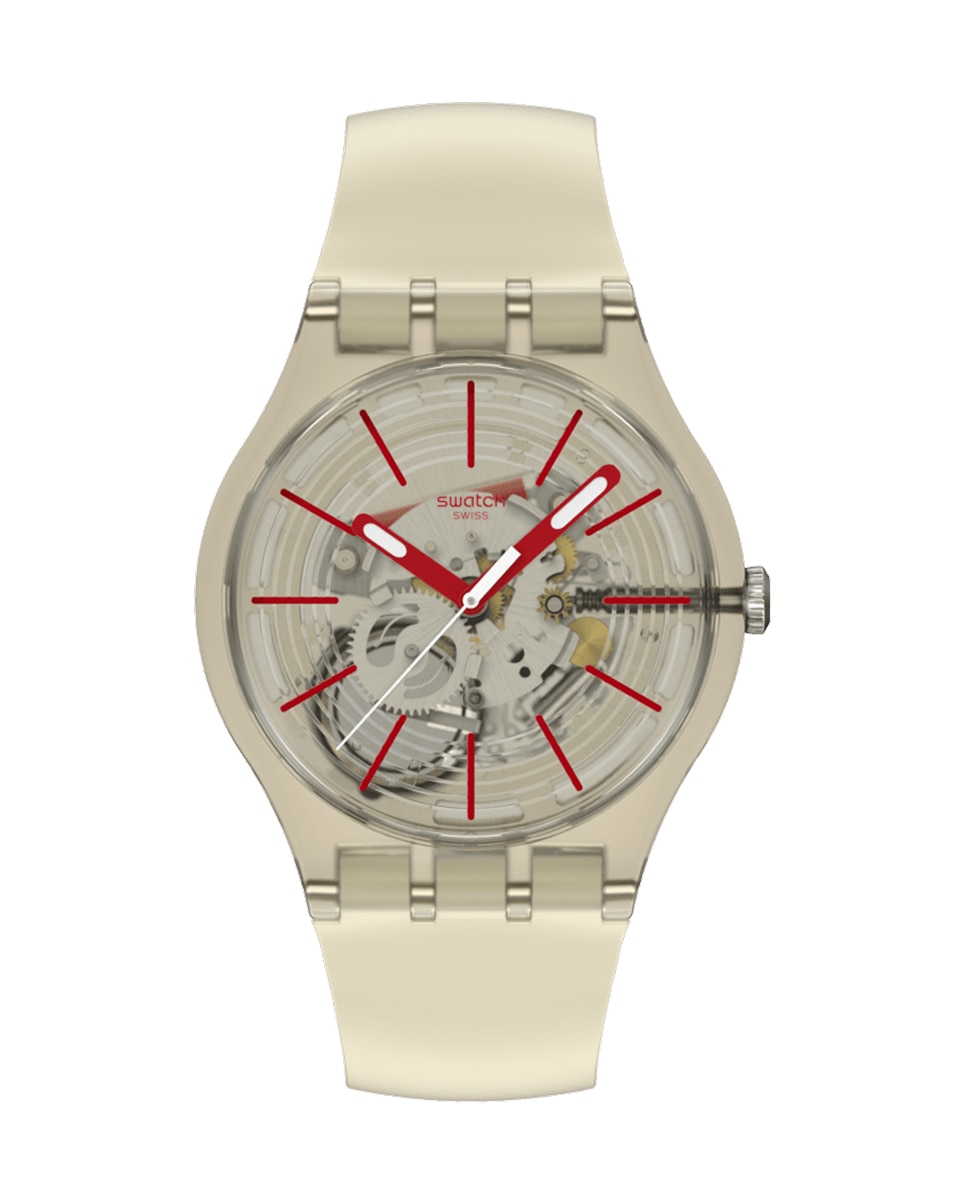 Reloj swatch unisex revealed in the sand con correa de silicona - Natural Natural-2