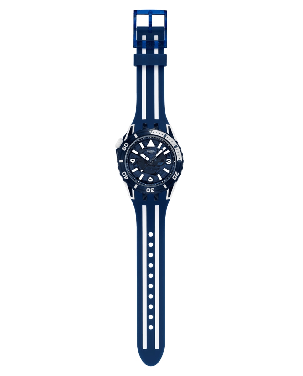Reloj swatch sea wasp con correa de silicona - Blanco Blanco-2