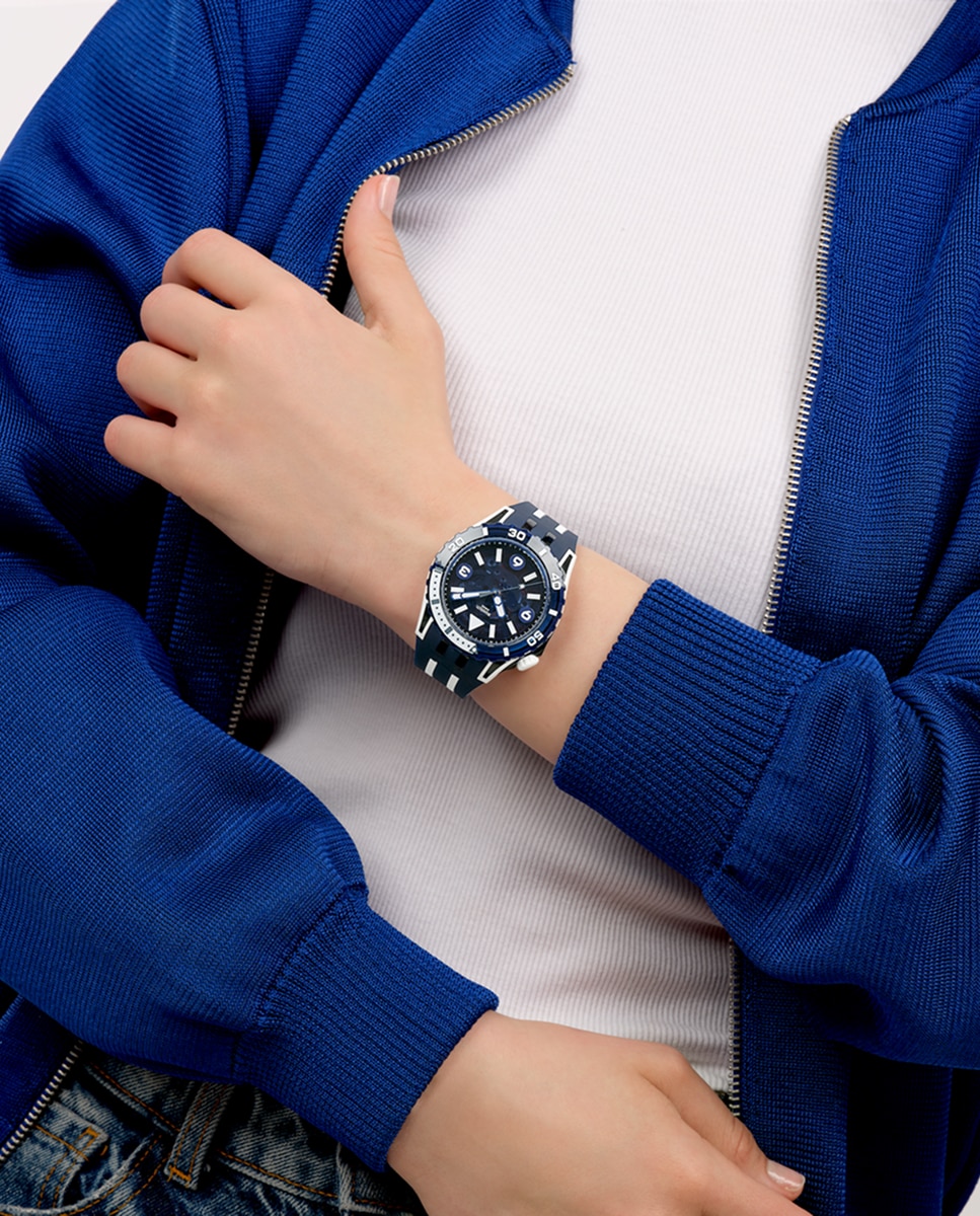 Reloj swatch sea wasp con correa de silicona - Blanco Blanco-3