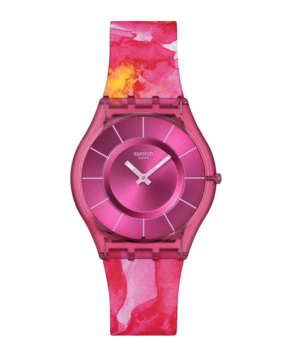 Imagen 0 de Reloj swatch paradise petals con correa de silicona Multicolor