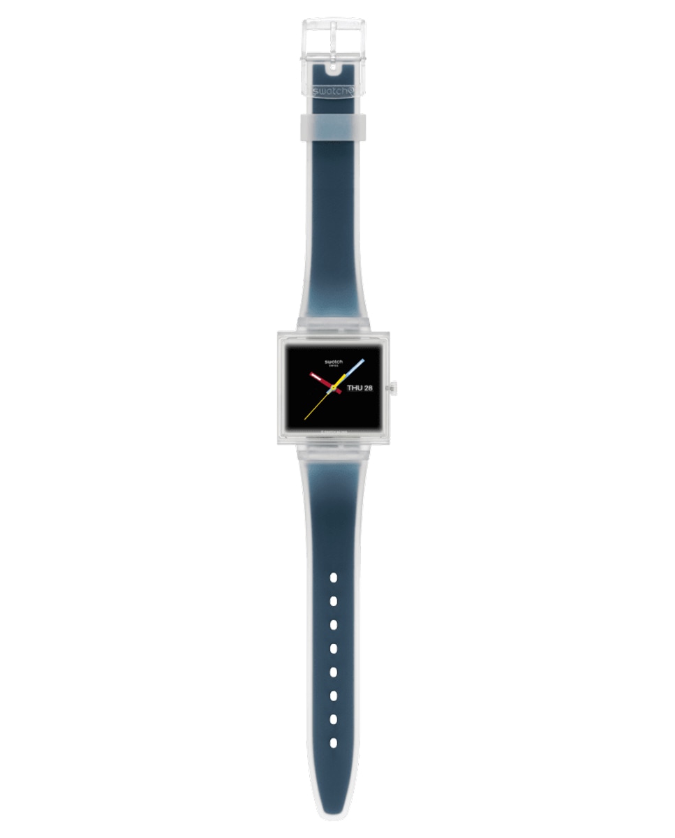 Reloj swatch what if…see thru black? con correa de silicona. - Negro Negro-2