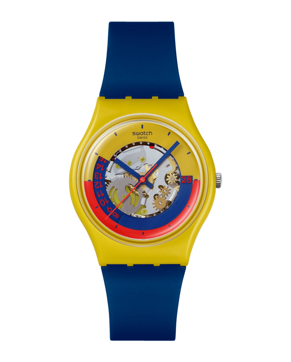 Imagen 0 de Reloj swatch if not now, when? con correa de silicona Multicolor
