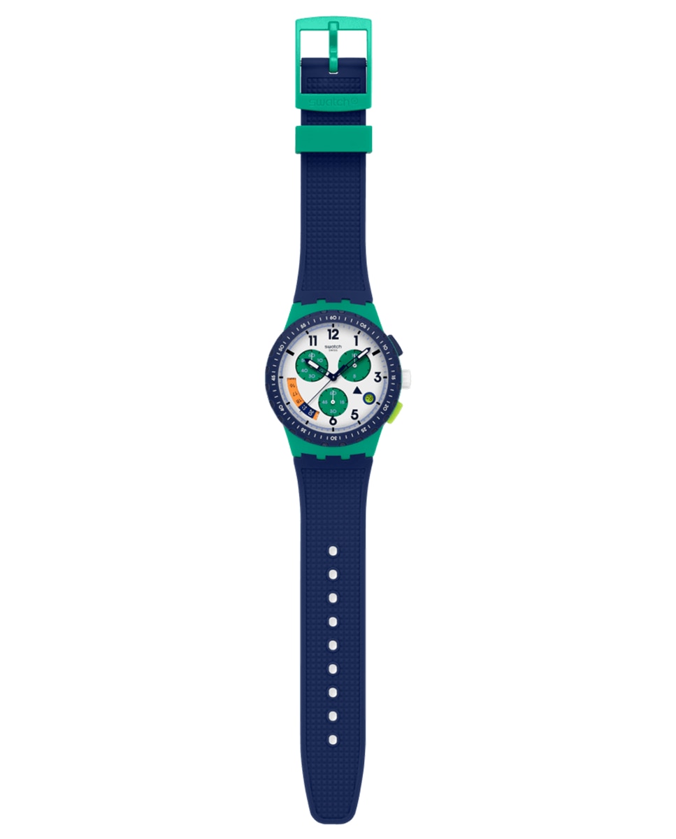 Reloj swatch time flies con correa de silicona - Multicolor Multicolor-2