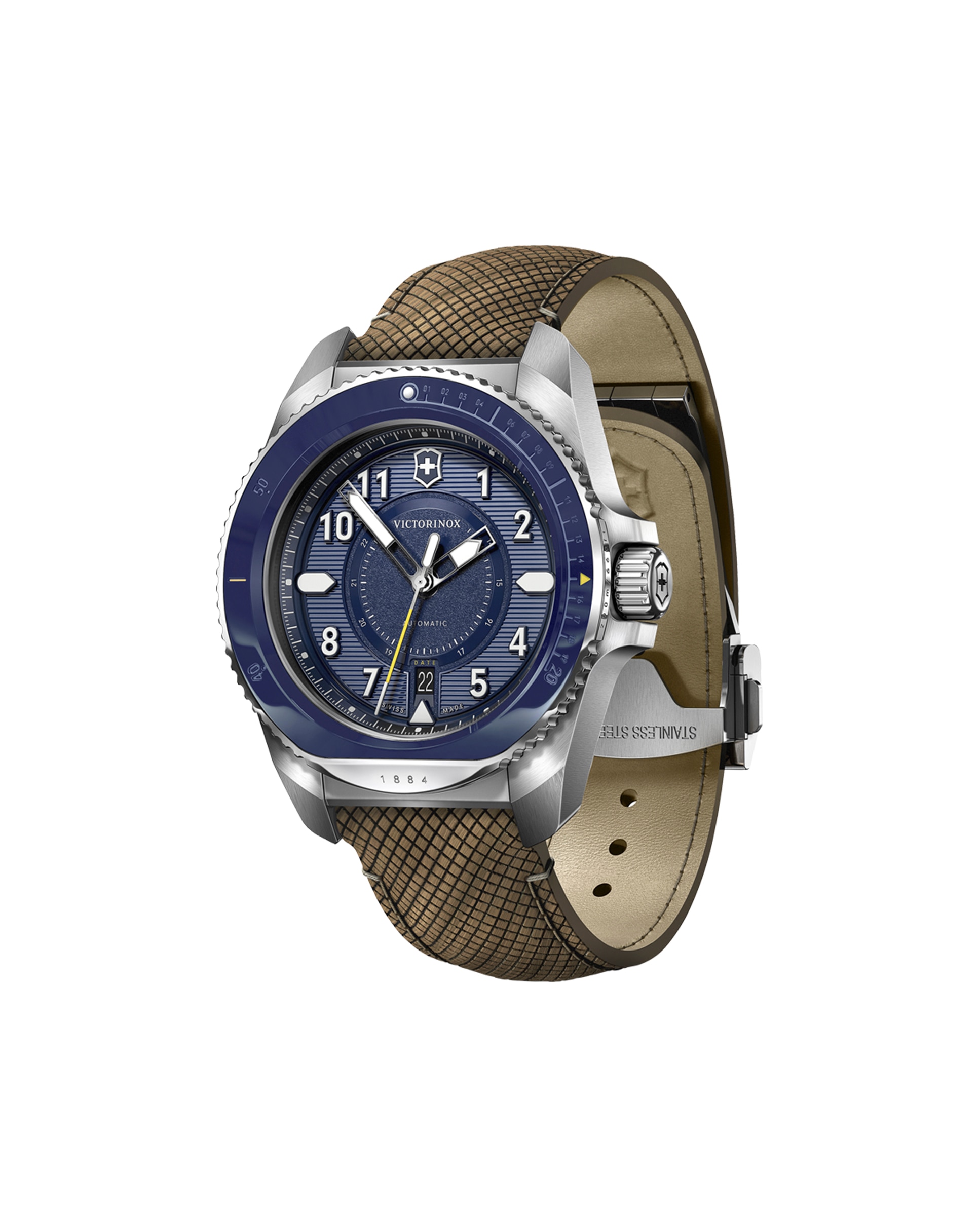 Reloj automático de hombre journey 1884 v241980 1 de caucho y