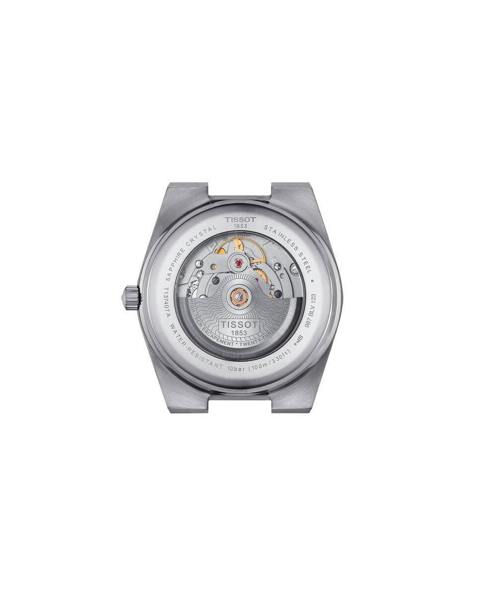 Reloj de hombre tissot prx automático de acero y esfera verde - Plata Plata-2