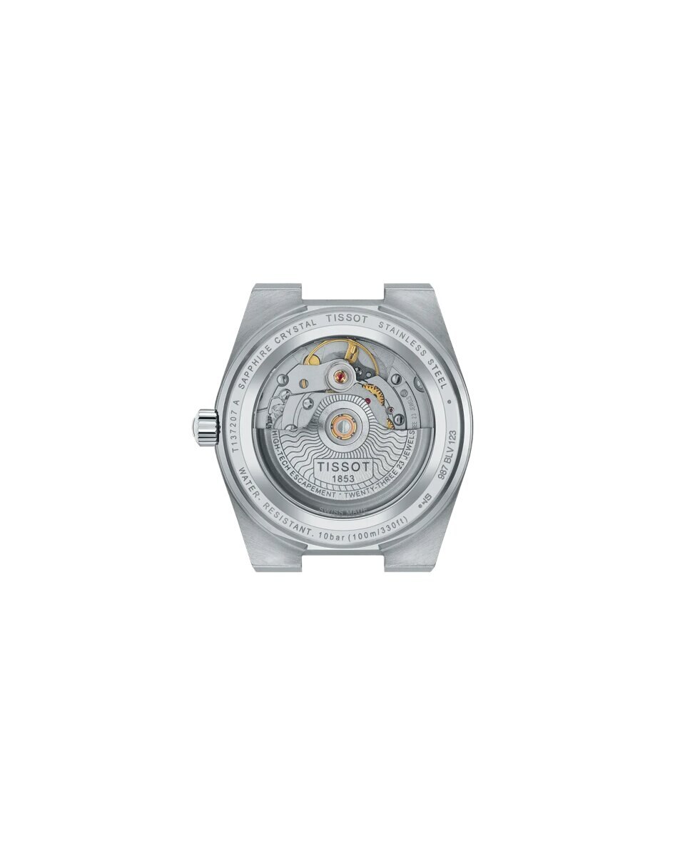 Reloj de mujer tissot prx automático de acero y esfera azul - Plata Plata-2