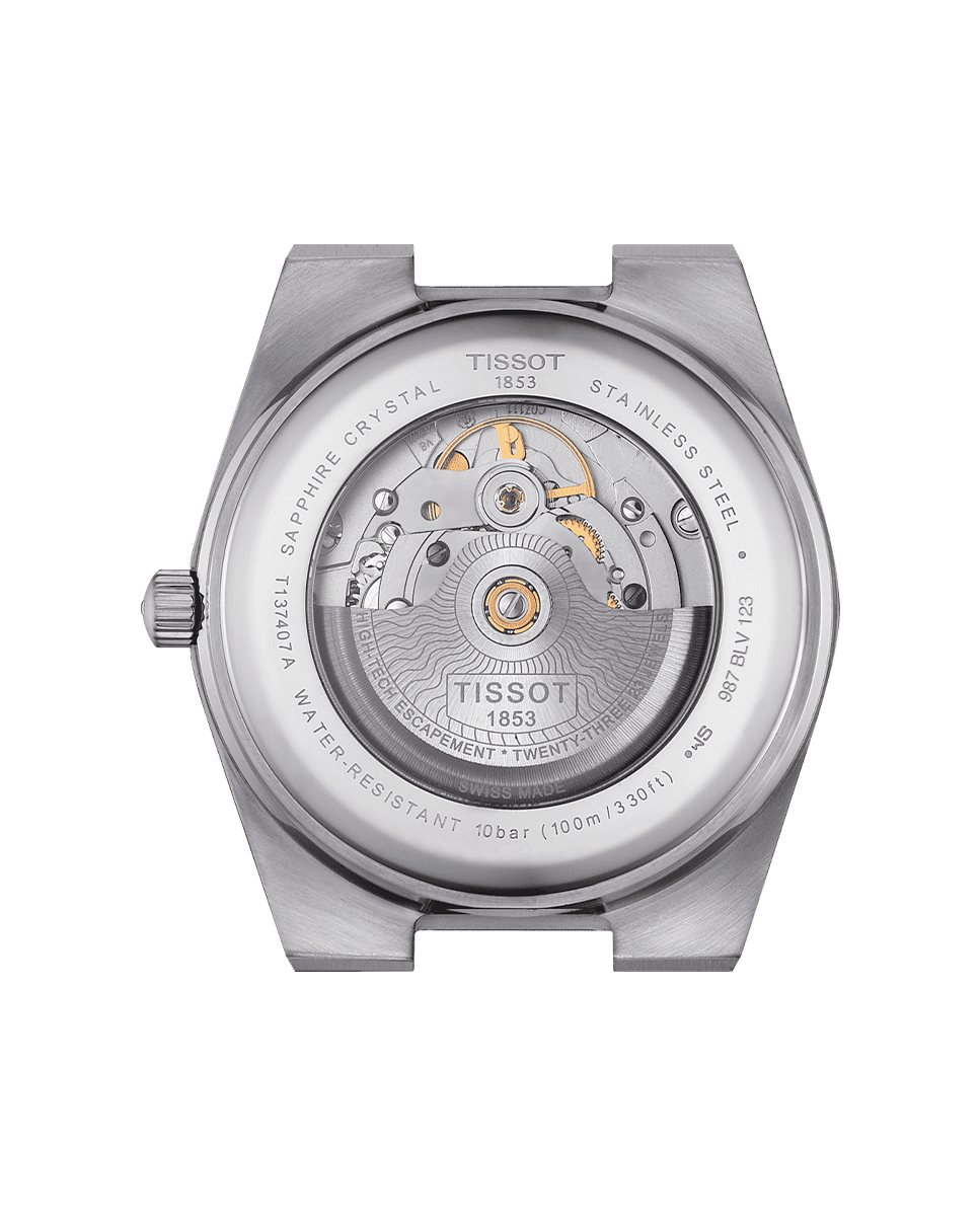 Reloj de hombre colección PRX de silicona correa color negro Negro-2