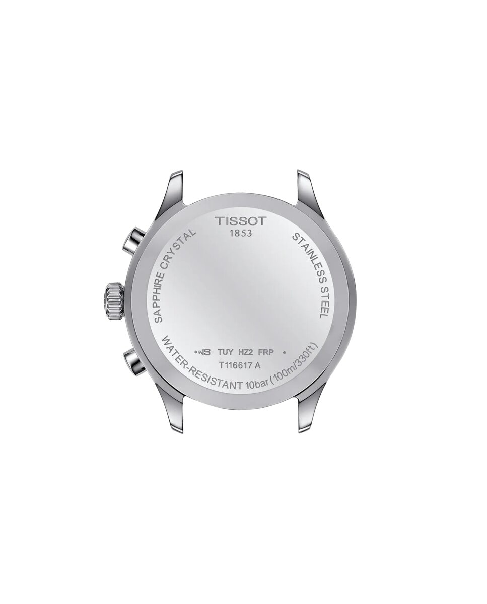 Reloj de hombre tissot chrono xl cuarzo de acero y esfera verde - Plata Plata-2