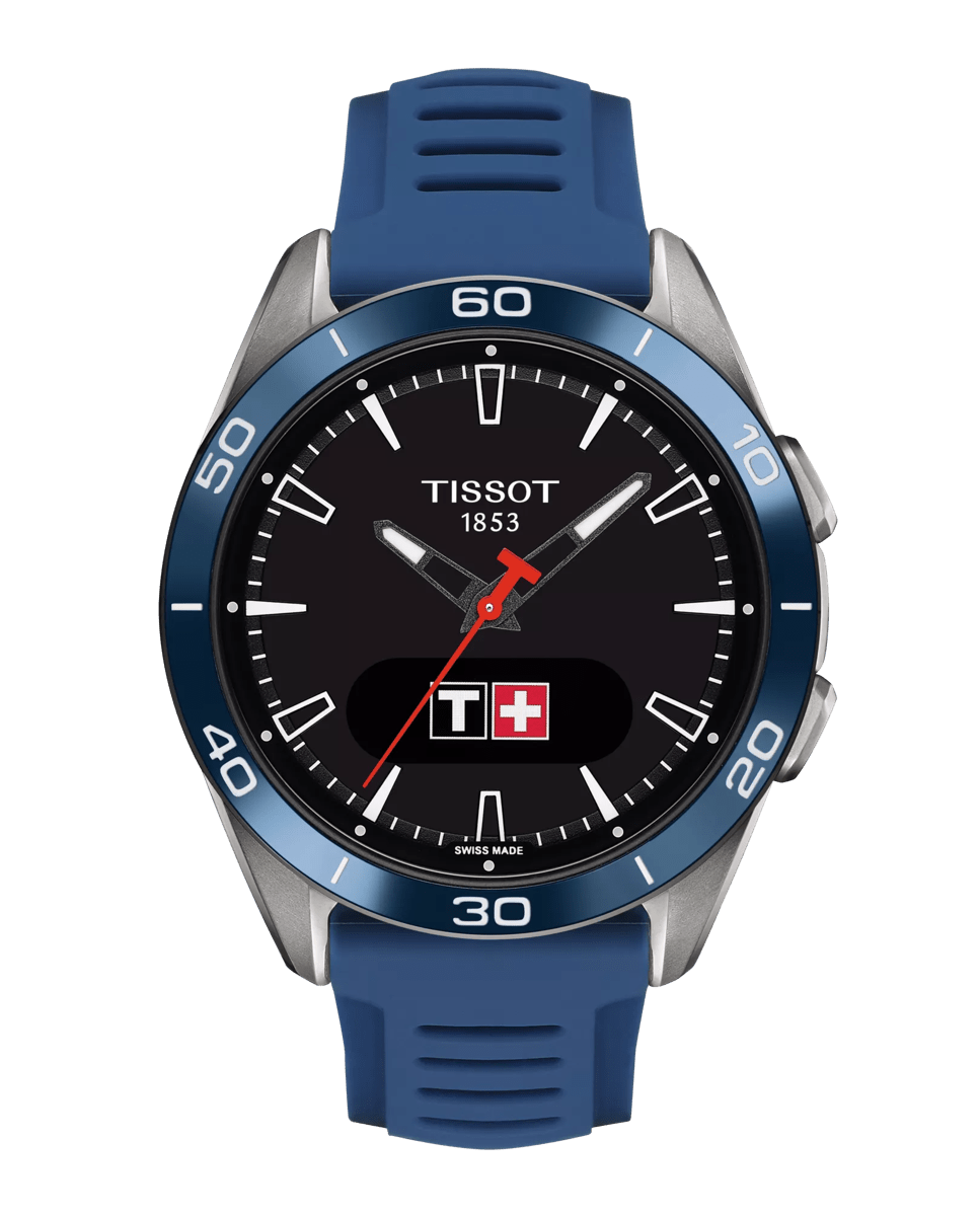 Reloj de hombre colección T-Touch de titanio azul Azul-1