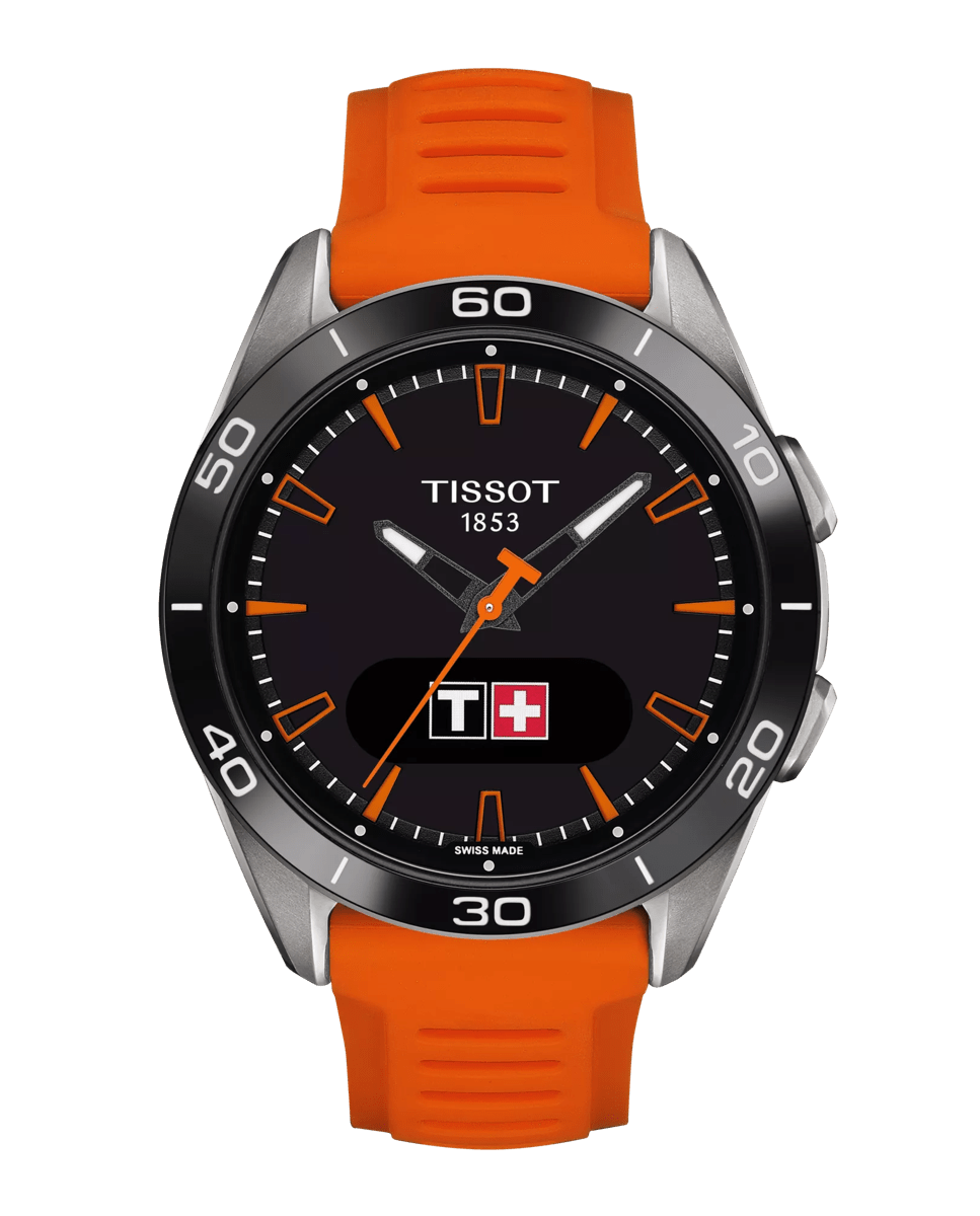 Reloj de hombre coleccion T Touch de titanio naranja Tissot El Corte Ingles