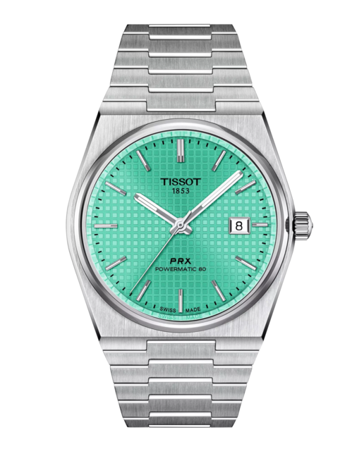 Imagen 0 de Reloj de hombre colección PRX automático de acero verde