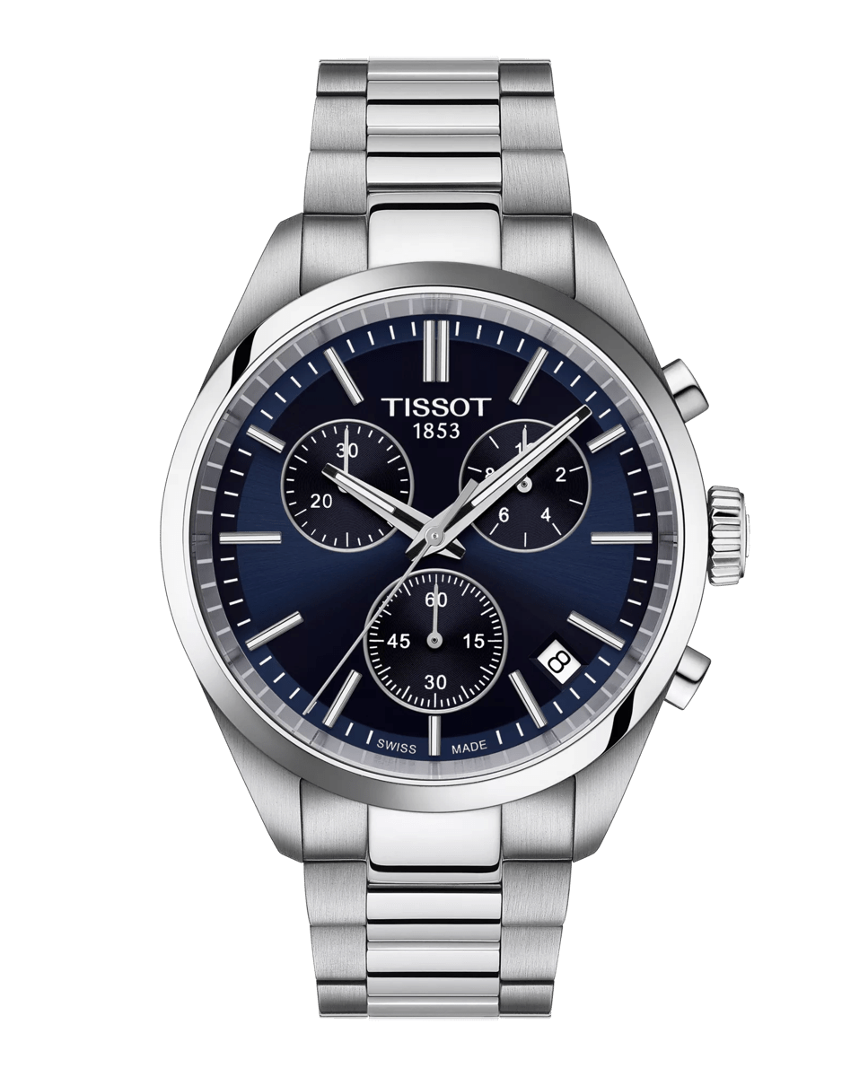 Reloj de hombre colección PR 100 cronógrafo de acero plateado