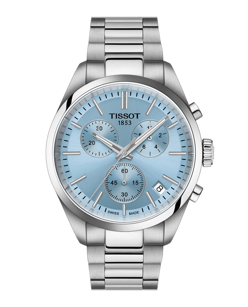 Reloj de hombre colección PR 100 cronógrafo de acero plateado